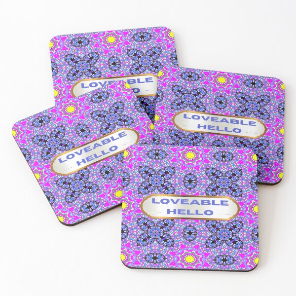 Item preview, LOVEABLE HELLO WILD PATTERNS 32 (OCTAGON ) designed and sold by lovingtouch.