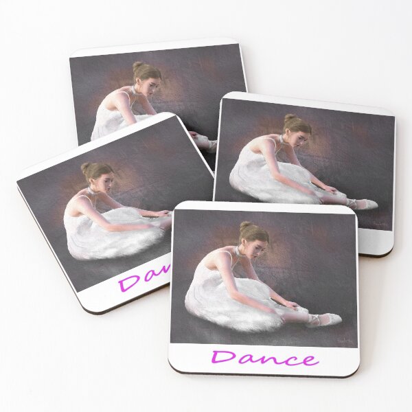 Item preview, Woman girl ballerina dancer tying shoe designed and sold by Fantasyart123.