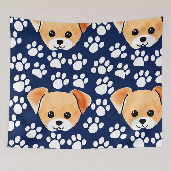 Item preview, Puppies and Pawprints designed and sold by Poetic Patterns Studio.