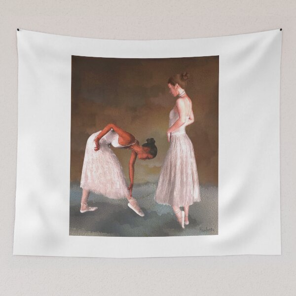 Item preview, Two dancers women girls standing offstage designed and sold by Fantasyart123.