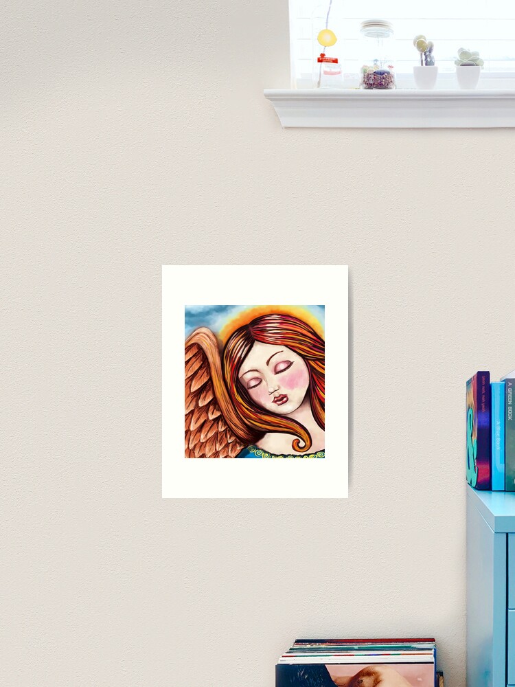 Thumbnail 1 of 3, Art Print, Angel Celeste designed and sold by heartsake.