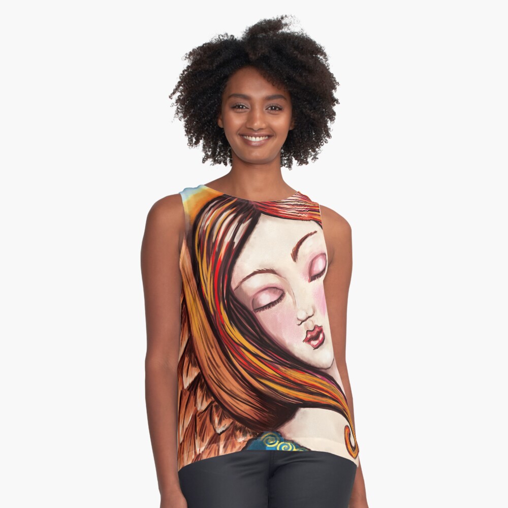 Item preview, Sleeveless Top designed and sold by heartsake.