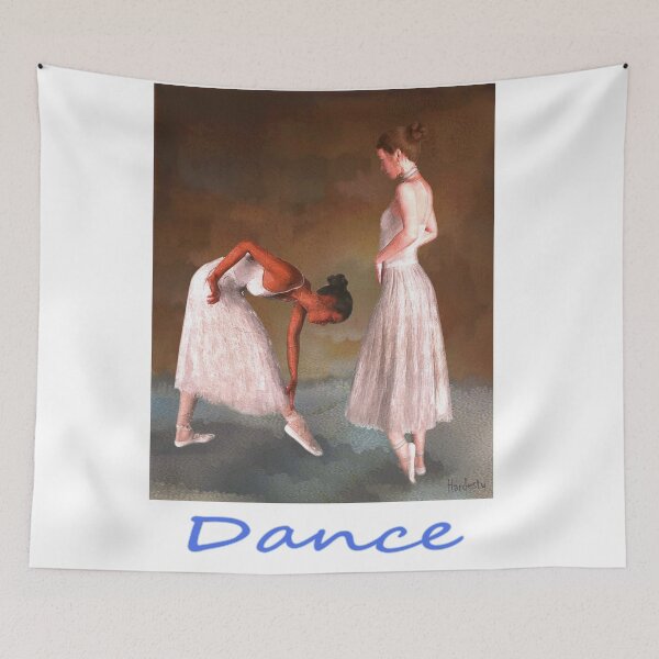 Item preview, Two dancers women girls standing offstage designed and sold by Fantasyart123.