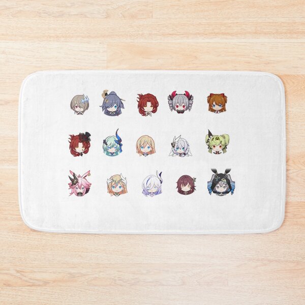 Item preview, Honkai Chibi Cute Sticker Packs designed and sold by OutlinedYikes.