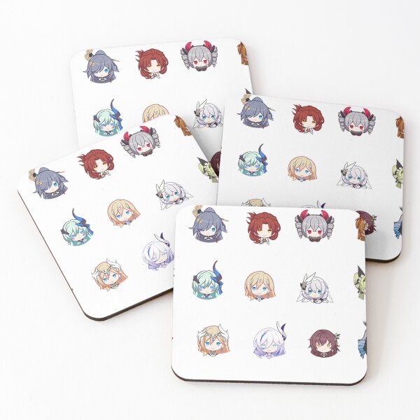 Item preview, Honkai Chibi Cute Sticker Packs designed and sold by OutlinedYikes.