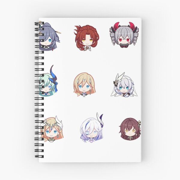 Item preview, Honkai Chibi Cute Sticker Packs designed and sold by OutlinedYikes.
