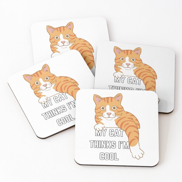 Item preview, My Cat Thinks I'm Cool designed and sold by Adilessayeh.