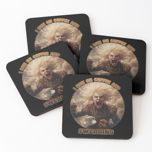 Artikelvorschau, I run on Coffee and Swearing - Blonde Version entworfen und verkauft von danielliamgill.