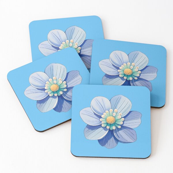 Aperçu de l'œuvre Fleur bleue créée et vendue par MyFlowers.