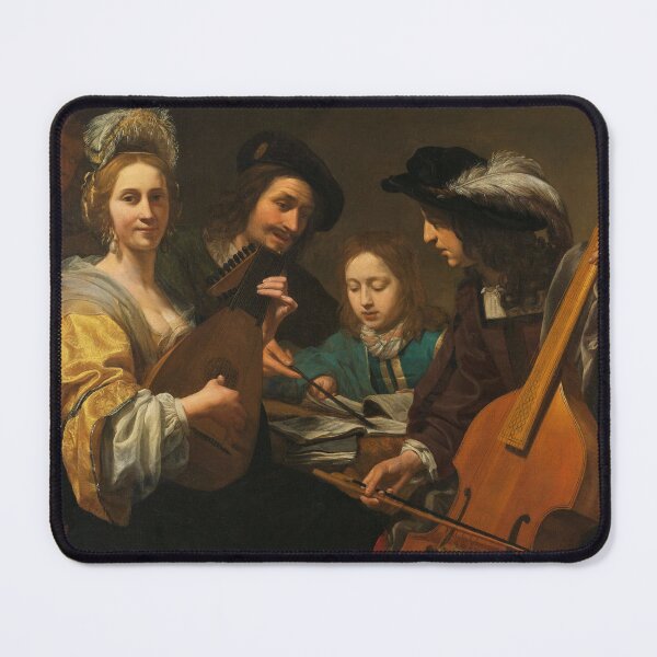 Item preview, A Musical Company | Gerard van Kuijl | 1651 Renaissance Art designed and sold by CJET.