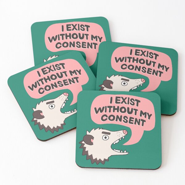 Item preview, I Exist Without My Consent designed and sold by comfycozyshop.