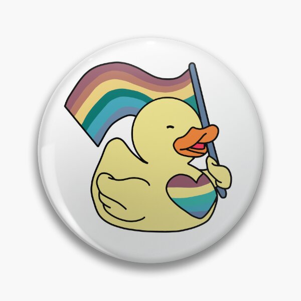 Item preview, Be Pride Duck  designed and sold by Eolithic.