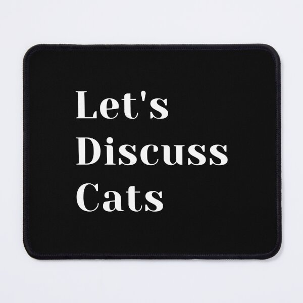 Artikelvorschau, Reden wir über Katzen. Die lustigsten Katzenzitate des Jahres 2023 auf T-Shirts, Tassen, Knöpfen, Zeichenflächen, Handyhüllen, Kissen und mehr. entworfen und verkauft von themichetti.