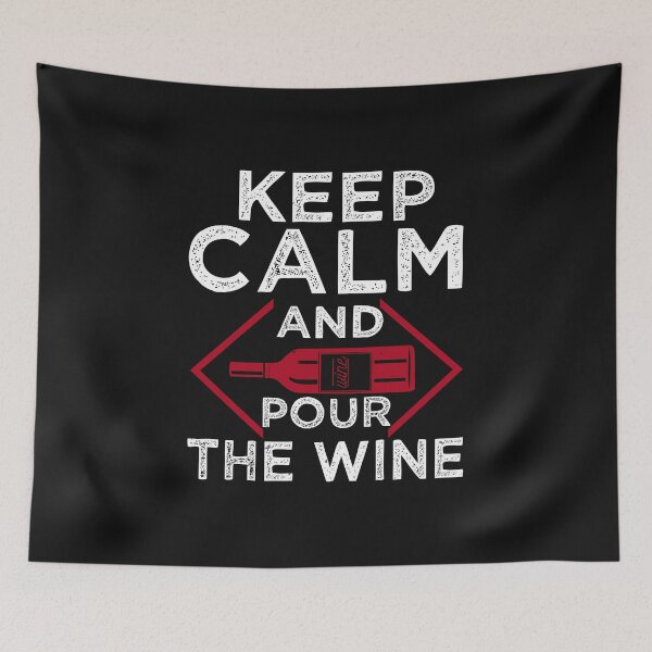 Item preview, Funny Wine Drinking Shirt | Wine Lovers Funny Tee | Keep Calm and Pour the Wine. designed and sold by StreetShirts1.