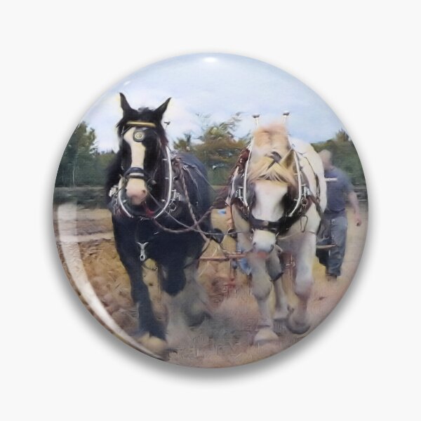 Item preview, Ploughing With Horses designed and sold by Piskypixels.