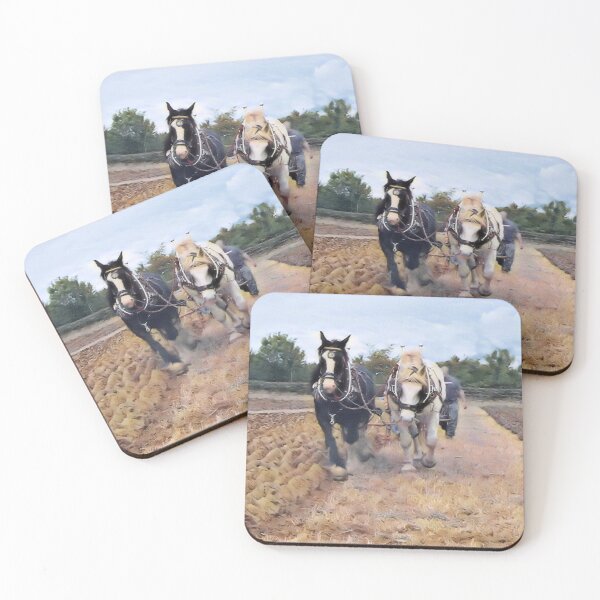 Item preview, Ploughing With Horses designed and sold by Piskypixels.
