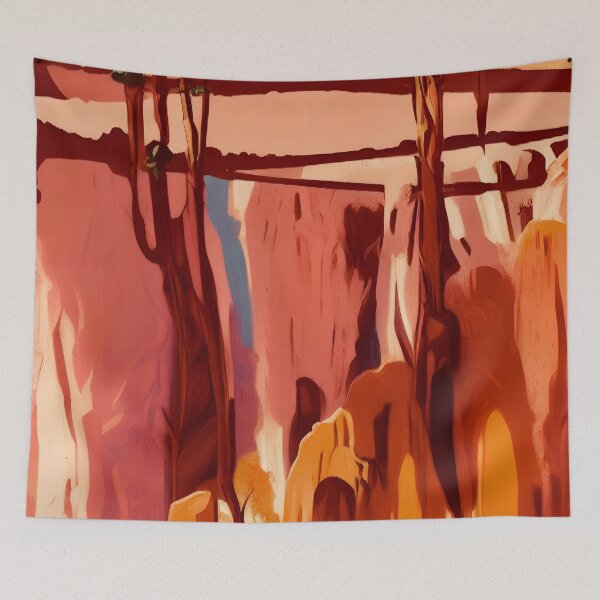 Item preview, Palms on a Desert Cliff designed and sold by Dana Roper.