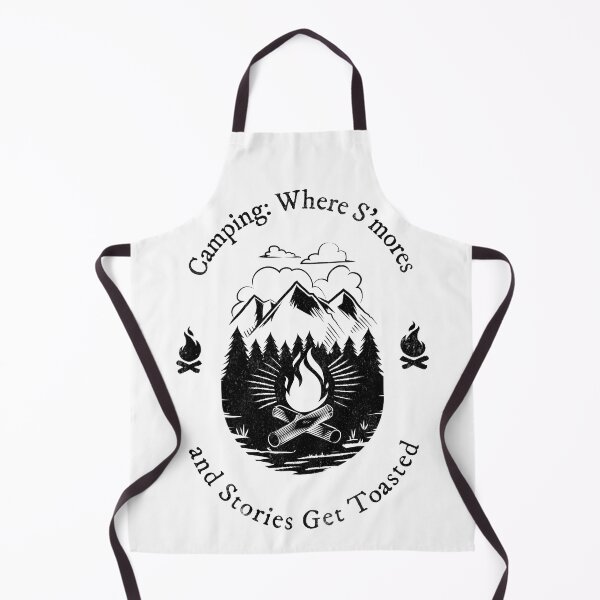 Item preview, Camping: Where S'mores and Stories Get Toasted designed and sold by Abstractbyreyno.