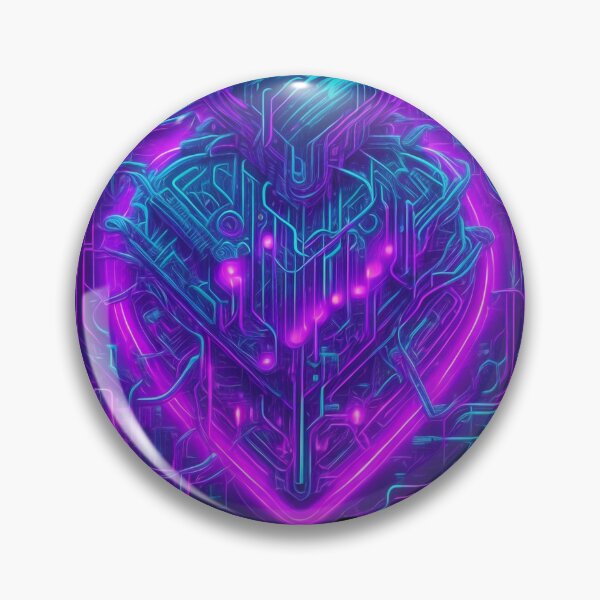 Item preview, Cyberpunk retrovawe cyber heart valentine designed and sold by Aleh-Zet.