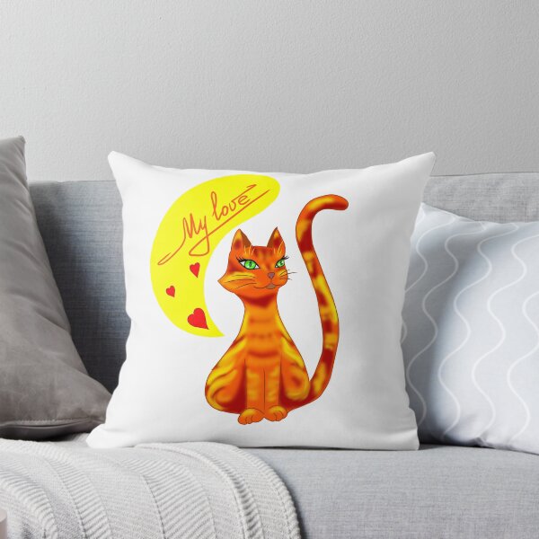 Item preview, Fire cat with love designed and sold by Asiyat.