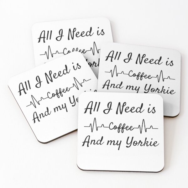 Item preview, all i need is coffee and my yorkie  designed and sold by perfect  world.