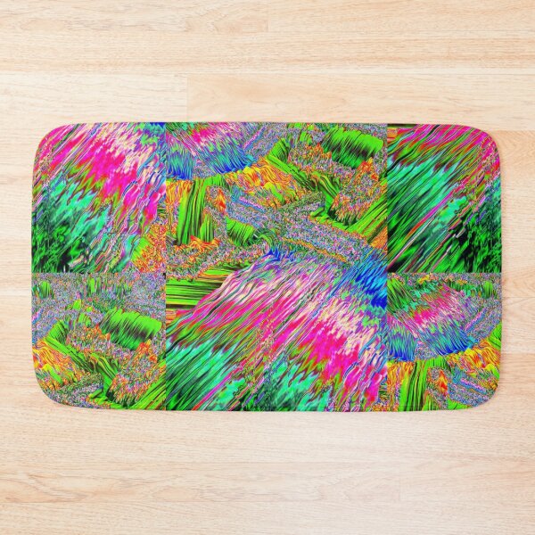 Item preview, Paradise glitch Abstract Aesthetic Landscape RGB designed and sold by Sorhochar.
