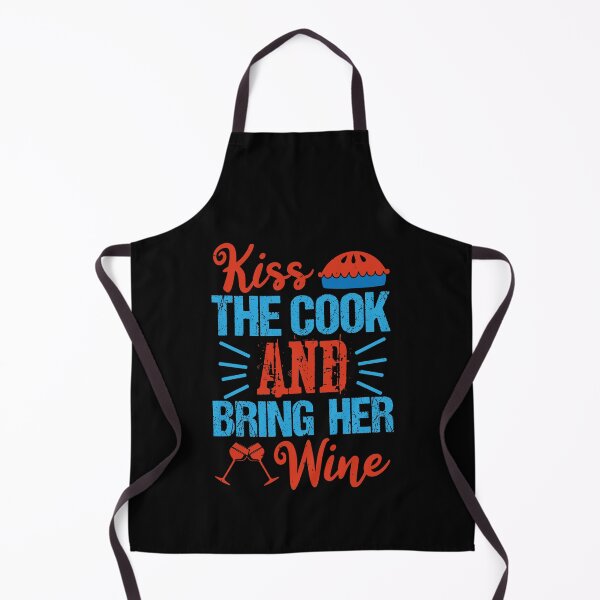 Item preview, Funny Wine Drinking Shirt | Wine Lovers Funny Tee | Kiss the Cook and Bring Her Wine designed and sold by StreetShirts1.