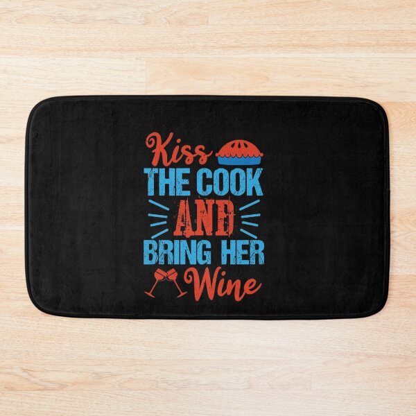 Item preview, Funny Wine Drinking Shirt | Wine Lovers Funny Tee | Kiss the Cook and Bring Her Wine designed and sold by StreetShirts1.
