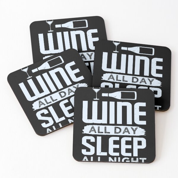 Item preview, Funny Wine Drinking Shirt | Wine Lovers Funny Tee | Wine All Day , Sleep All Night designed and sold by StreetShirts1.