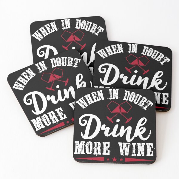 Item preview, Funny Wine Drinking Shirt | Wine Lovers Funny Tee | When In Doubt, Drink More Wine. designed and sold by StreetShirts1.