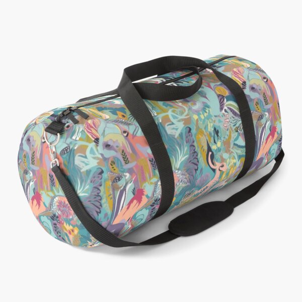 Item preview, Exotic Animals in Nature Color Print Jungle Wildlife Bright and Pastel designed and sold by EmilyFNM3D.