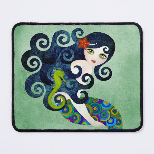 Item preview, Aquamarine Mermaid designed and sold by sandygrafik.