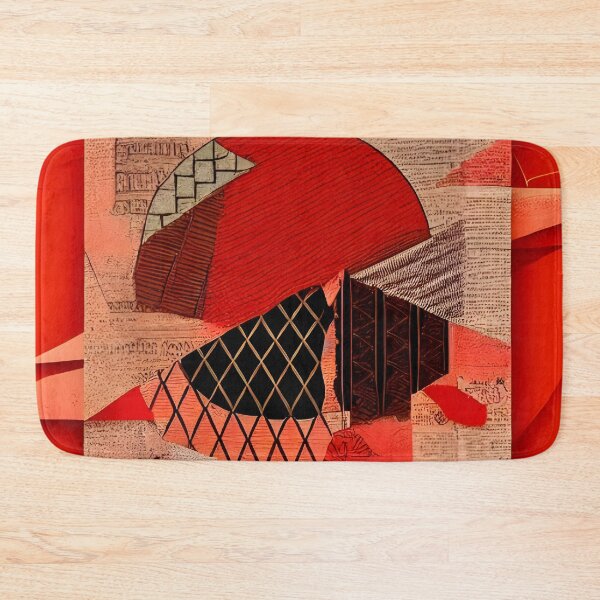 Item preview, Red Geometric Texture  designed and sold by Dana Roper.