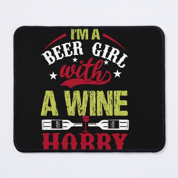 Item preview, Funny Wine Drinking Shirt | Wine Lovers Funny Tee | Beer Girl With A Wine Hobby designed and sold by StreetShirts1.