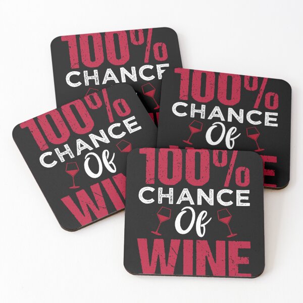 Item preview, Funny Wine Drinking Shirt | Wine Lovers Funny Tee | 100% Chane Of Wine designed and sold by StreetShirts1.