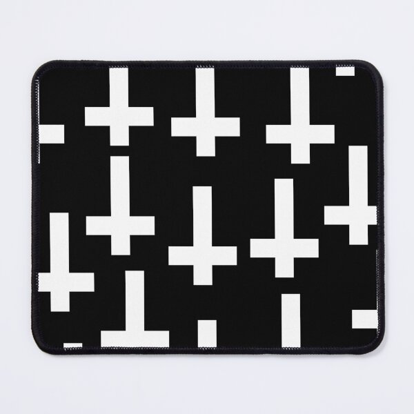 Item preview, unholy upside down cross black white  designed and sold by Gossip Rag.