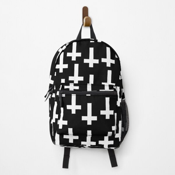Item preview, unholy upside down cross black white designed and sold by Gossip Rag.