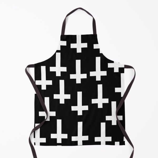 Item preview, unholy upside down cross black white  designed and sold by Gossip Rag.