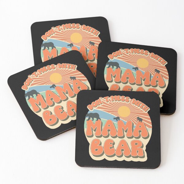 Item preview, Don't mess with mama bear Hippie style designed and sold by HomeCoquette.