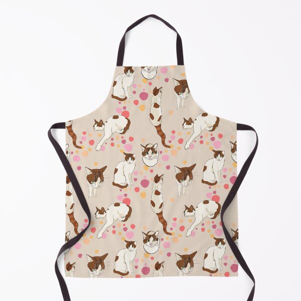 Item preview, Soya the Cat – Beige Background Cute Cat Pattern designed and sold by Chigurena.