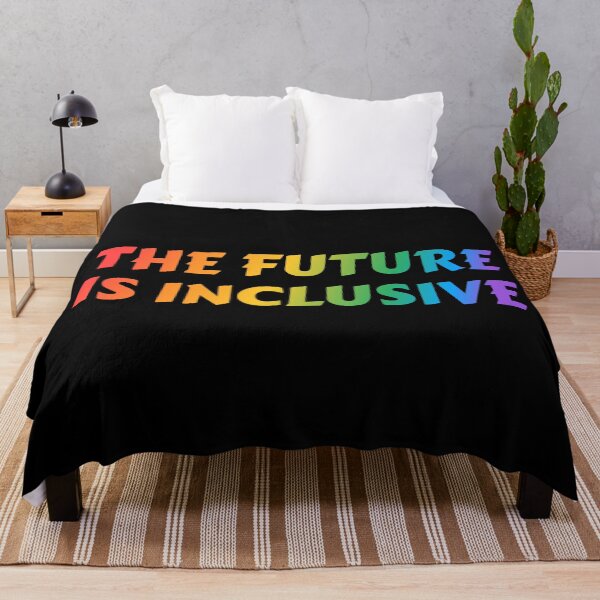 Item preview, The Future Is Inclusive LGBT Pride Rainbow designed and sold by Inspirationmotivation.