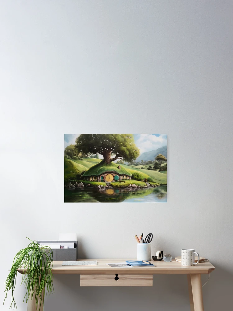 Thumbnail 2 of 3, Poster, The Shire In Spring designed and sold by Ethan James.