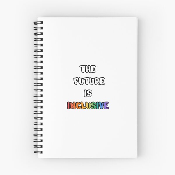 Item preview, The Future Is Inclusive - Gay Pride Rainbow designed and sold by Inspirationmotivation.