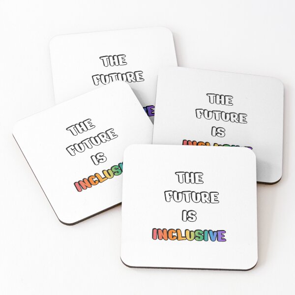 Item preview, The Future Is Inclusive - Gay Pride Rainbow designed and sold by Inspirationmotivation.