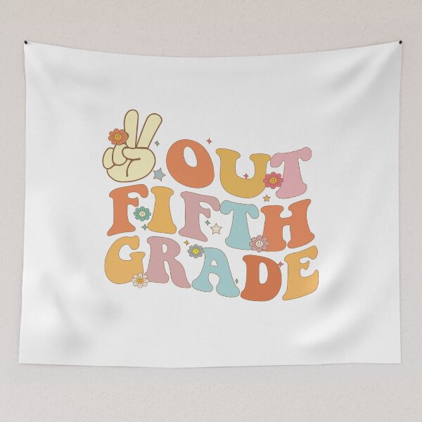 Item preview, funny Peace Out Fifth Grade 5th Class of 2023 graduation  designed and sold by lacasanostra.