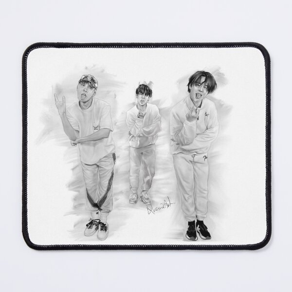 Item preview, Jimin Jungkook Jhope 3J JK Hoseok BTS fanart kpop designed and sold by Krasiaart.