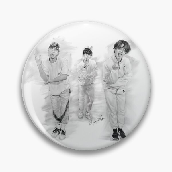 Item preview, Jimin Jungkook Jhope 3J JK Hoseok BTS fanart kpop designed and sold by Krasiaart.