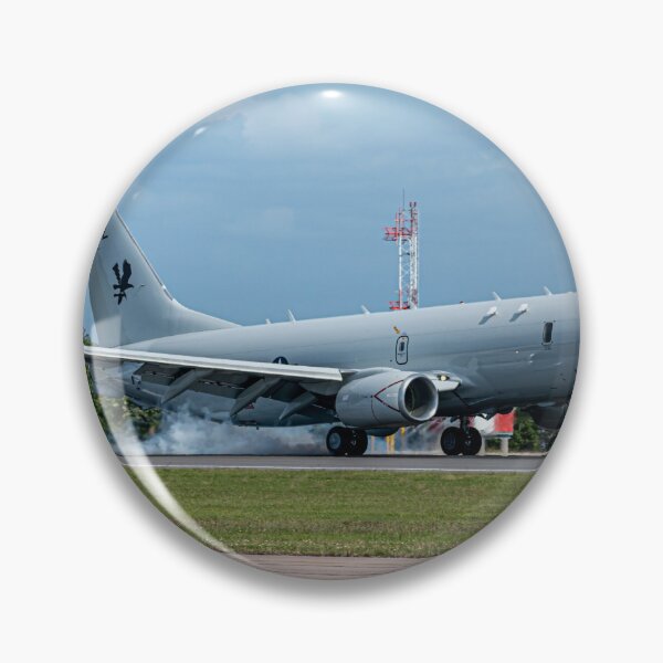 Item preview, Precision Landing - Navy P-8 Poseidon Touches Down in a Dramatic Arrival (2) By @filsfan_photograhy designed and sold by bigwingenergy.