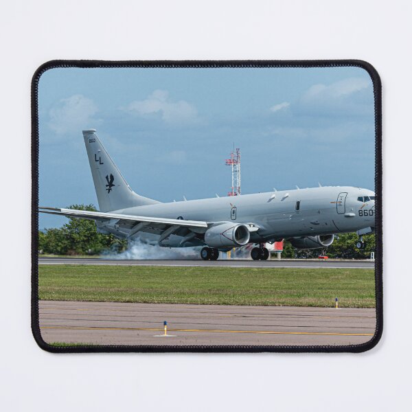 Item preview, Precision Landing - Navy P-8 Poseidon Touches Down in a Dramatic Arrival (2) By @filsfan_photograhy designed and sold by bigwingenergy.