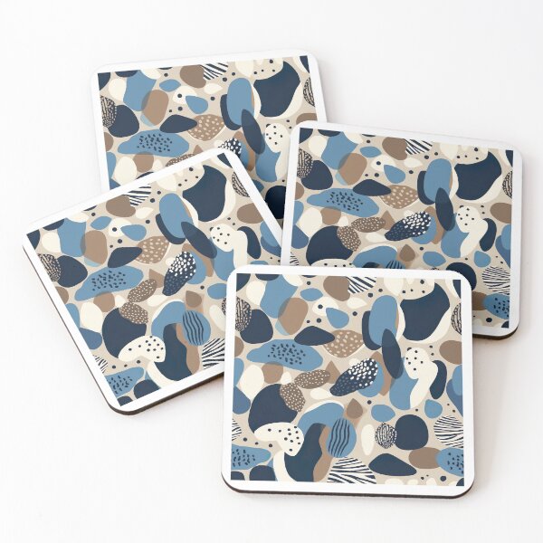 Item preview, Seashell Japandi Abstract Pattern designed and sold by DesignHausArt.